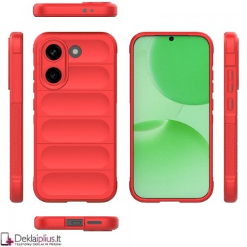 Magic Shield guminis dėklas - raudonas (Xiaomi Poco X8 Pro)